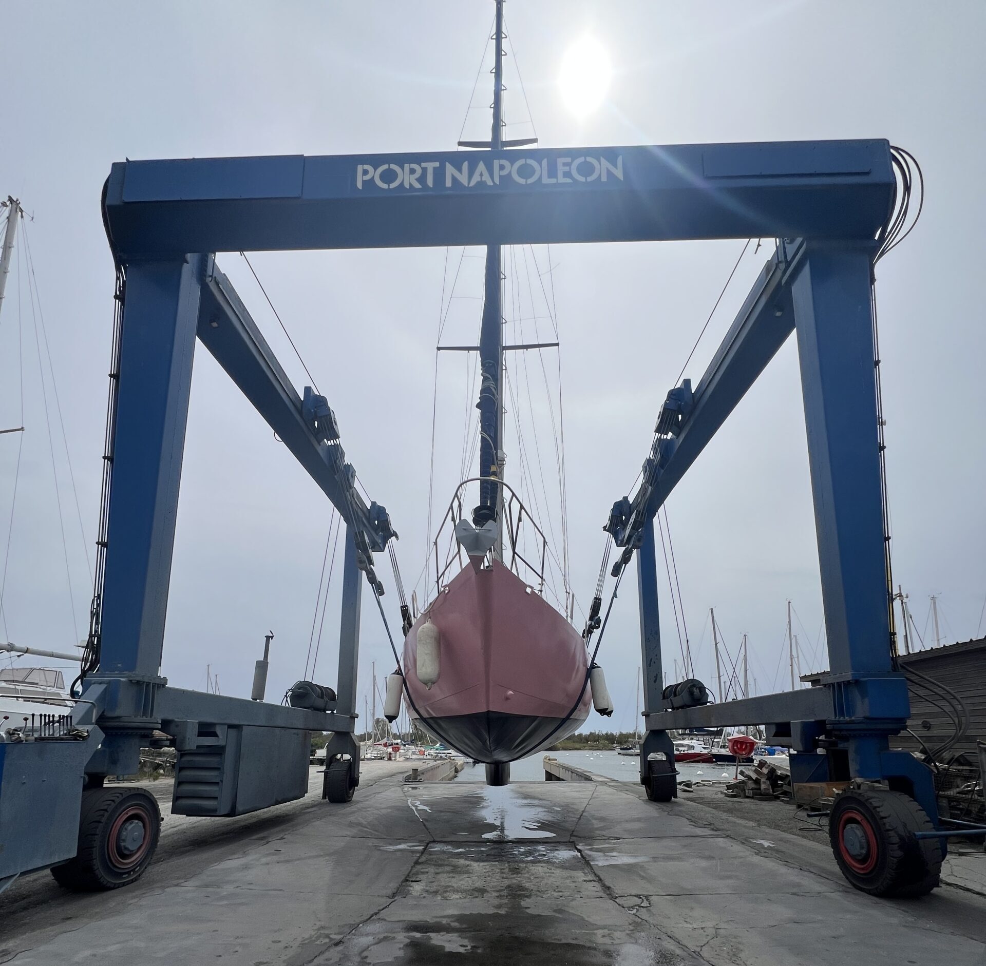 Intérieur du voilier