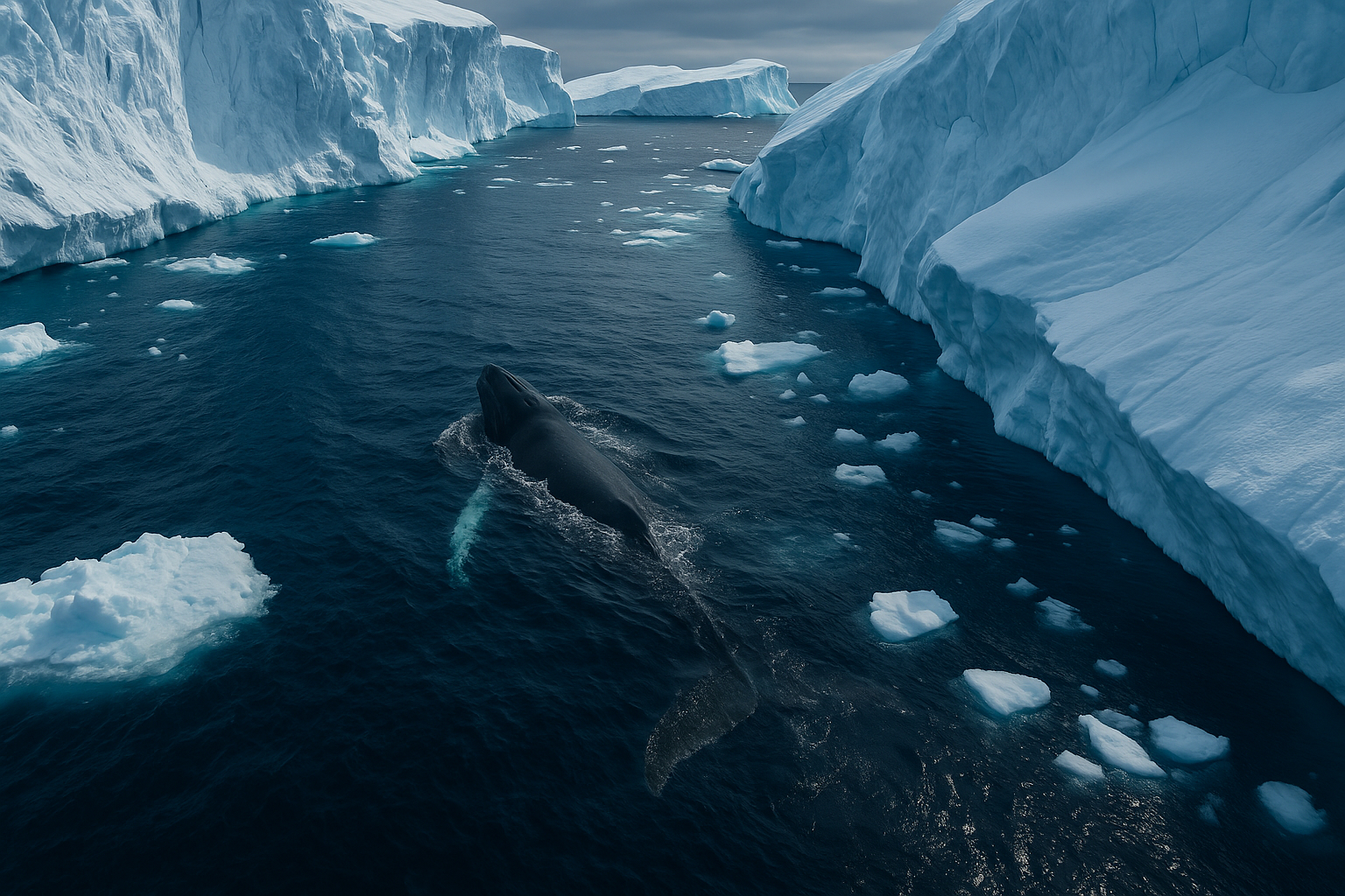 Baleine au milieu des glaces - Odyssey of Aion